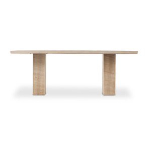 Ritt Dining Table 84" In White Oak