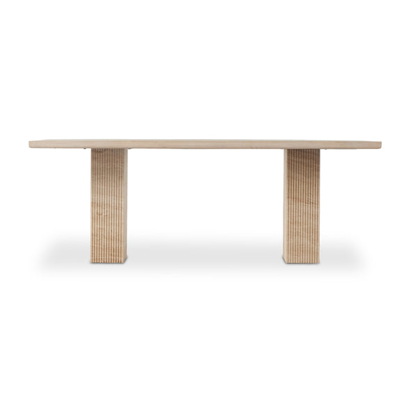 Ritt Dining Table 84" In White Oak