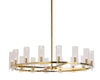 CLARABELLE CHANDELIER - LARGE - BRASS