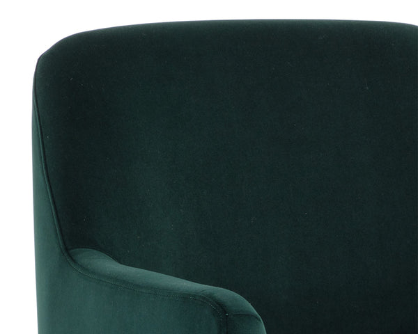 JAIME LOUNGE CHAIR - MEG DARK EMERALD