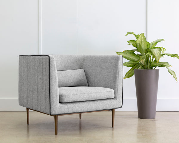 BATAVIA ARMCHAIR - BELFAST HEATHER GREY