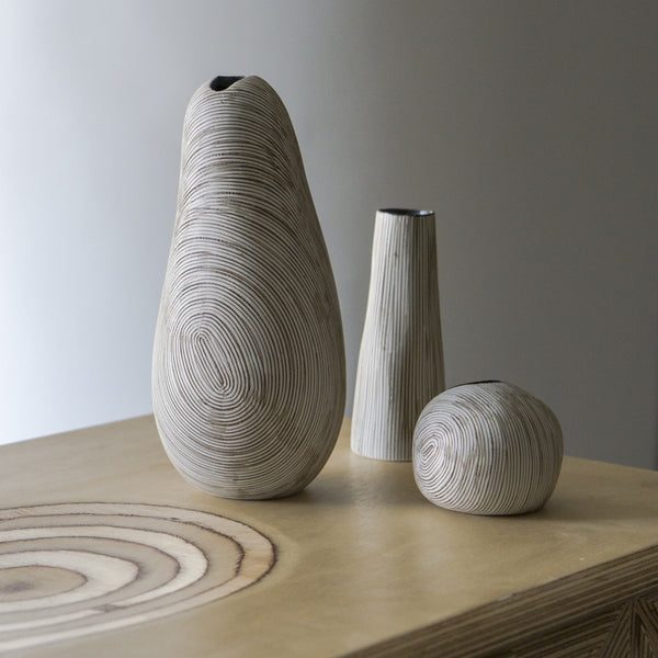 Contour Porcelain Vases