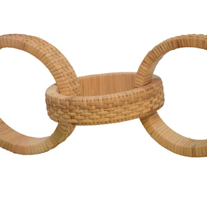 ROUND NATURAL RATTAN DECORATIVE CHAIN