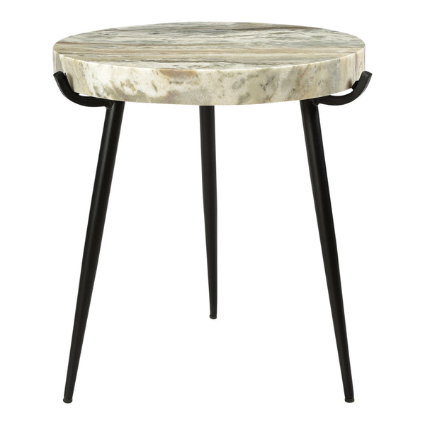 Brinley Accent Table with Brown Marble