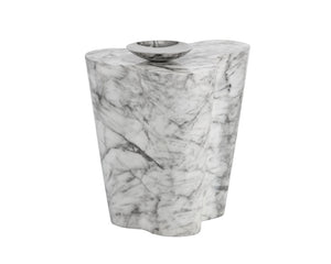 Ava End Table - Large - Marble Look