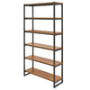 Anderson 6 Tier Bookcase In Gliese Brown