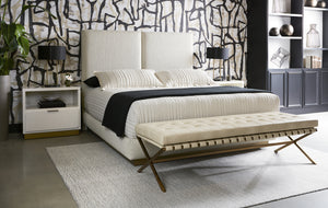 JENKINS NIGHTSTAND - HIGH GLOSS CREAM