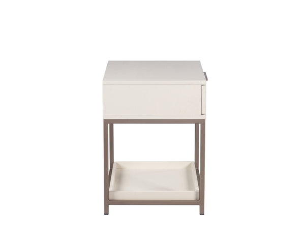REBEL NIGHTSTAND - SMALL - CHAMPAGNE GOLD - CREAM