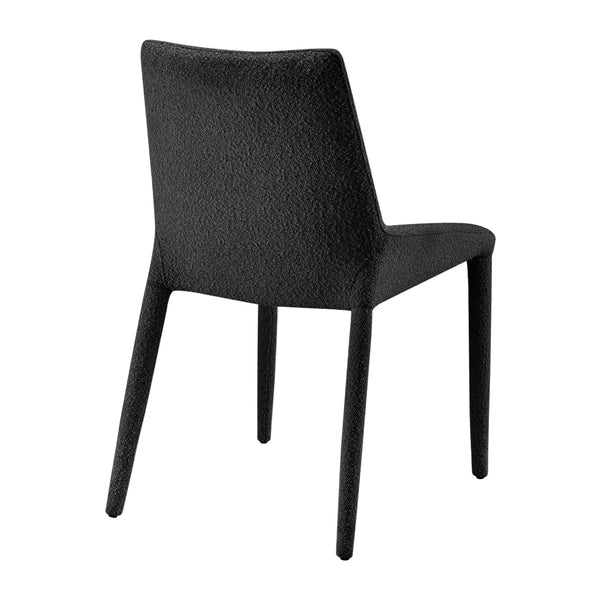 Kelsey Fabric Dining Side Chair, Boucle Black