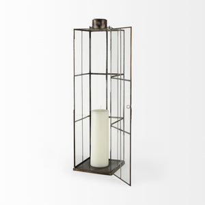 Grimwig (Large) 8L x 8W x 31H LANTERN W/SHEET BASE WITHOUT BEVEL