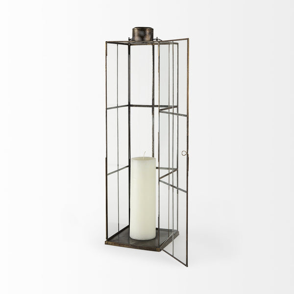 Grimwig (Large) 8L x 8W x 31H LANTERN W/SHEET BASE WITHOUT BEVEL