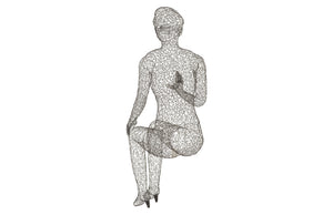 Crazy Wire Lounging Female - B