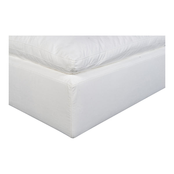 Terra Condo Ottoman in Cream White