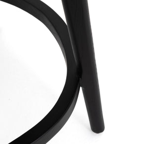 Britt Stool In Brushed Ebony In Counter