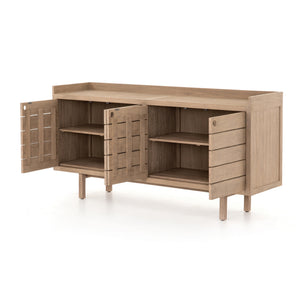 Lula Outdoor Sideboard In Washed Brown