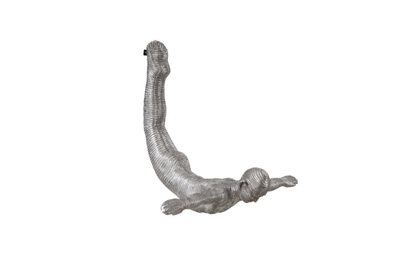 Diving Wall Sculpture, Aluminum, Smallall