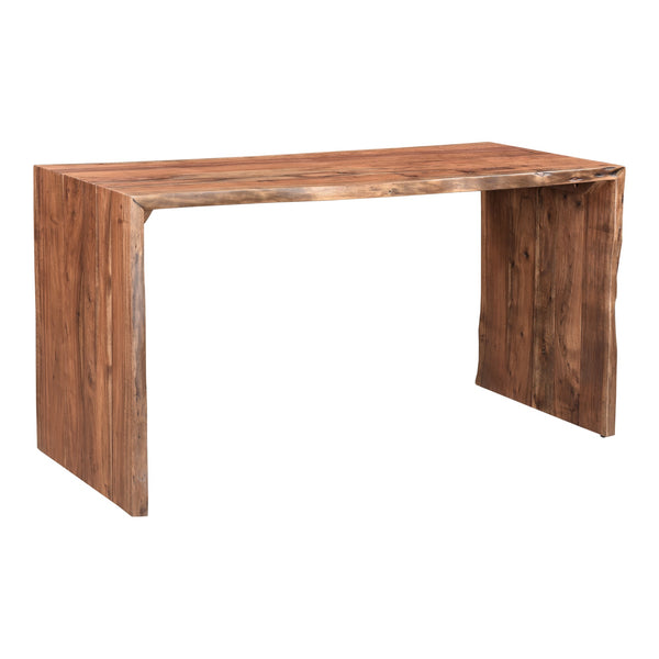 Moe's Tyrell Desk in Natural Acacia Wood