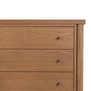 Roark 6 Drawer Dresser In Amber Oak Veneer