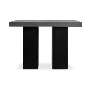 Lithic Outdoor Bar Table in Grey