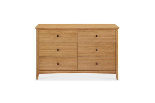 Willow Six Drawer Dresser, Caramelized