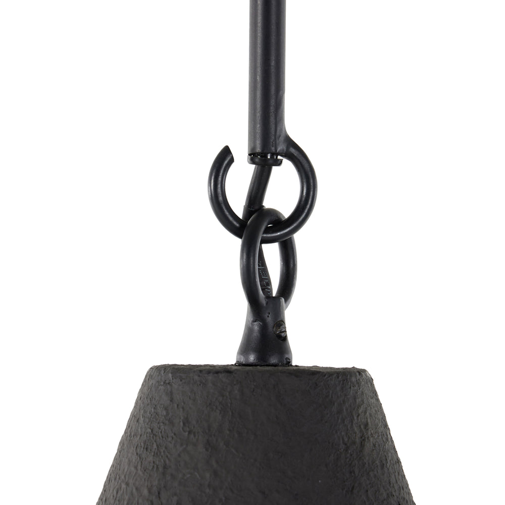 Grazia Small Pendant In Matte White Plaster