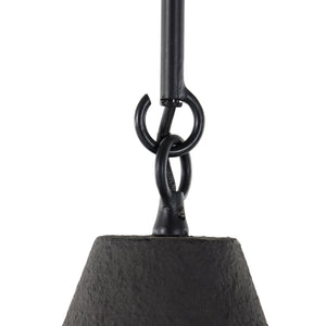 Grazia Small Pendant In Matte White Plaster