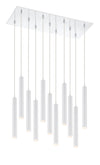 Forest 11 Light Island/Billiard in Chrome Finish