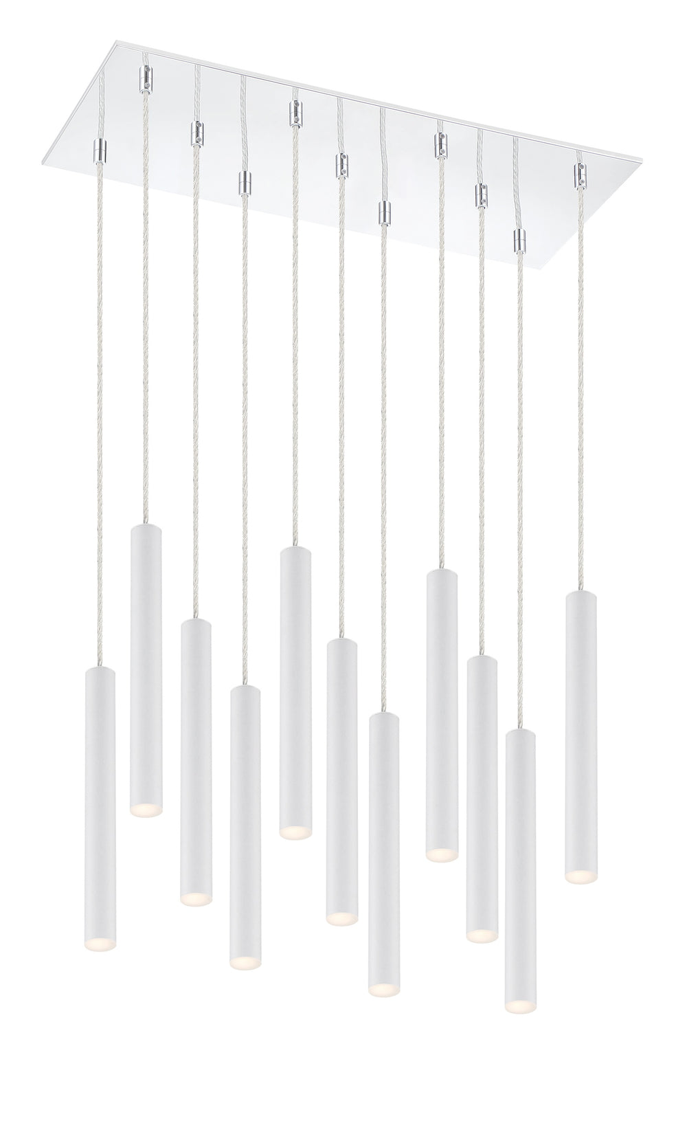 Forest 11 Light Island/Billiard in Chrome Finish