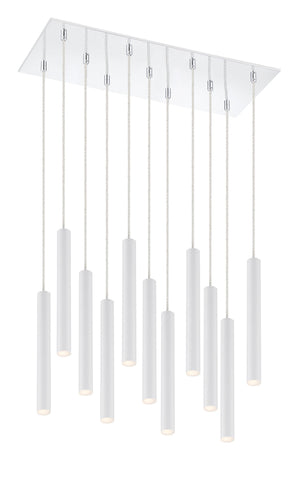 Forest 11 Light Island/Billiard in Chrome Finish