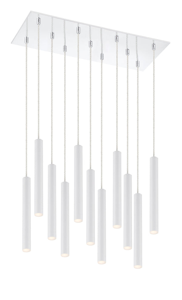 Forest 11 Light Island/Billiard in Chrome Finish