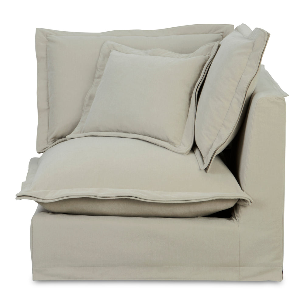 Moe's Olivia Corner Chair Sand
