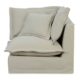 Moe's Olivia Corner Chair Sand