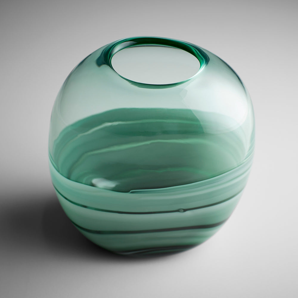 Small Torrent Vase in Green