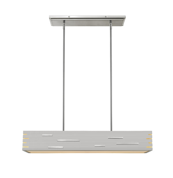 Loek 1 Light Chandelier in Brushed Nickel Finish