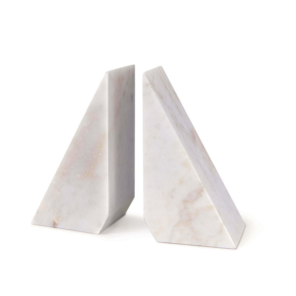 Othello Marble Bookends (White)