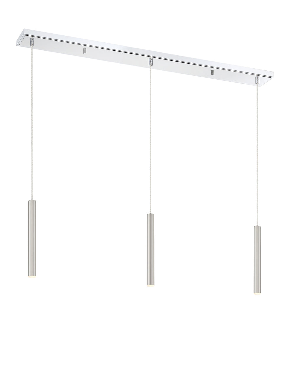 Forest 3 Light Island/Billiard in Chrome Finish