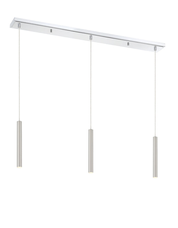 Forest 3 Light Island/Billiard in Chrome Finish