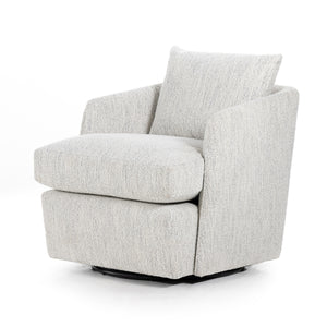 Whittaker Swivel Chair In Merino Cotton