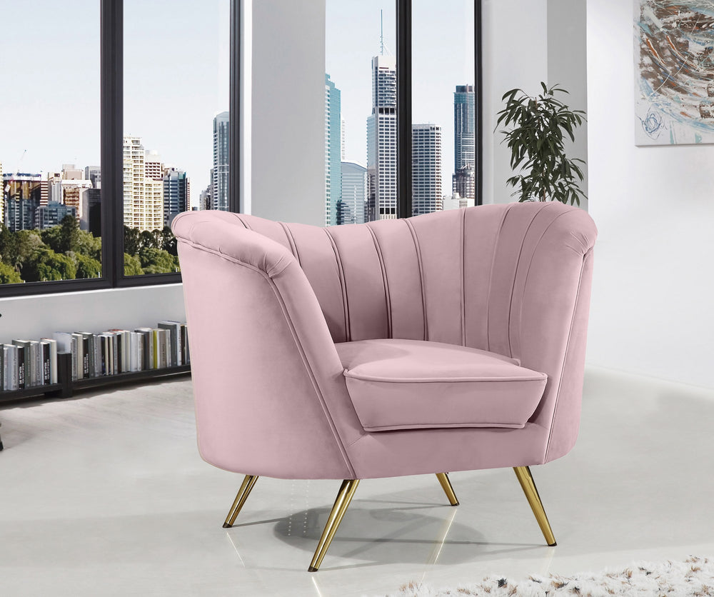 Josefina Chair In Pink Velvet