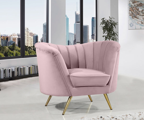 Josefina Chair In Pink Velvet