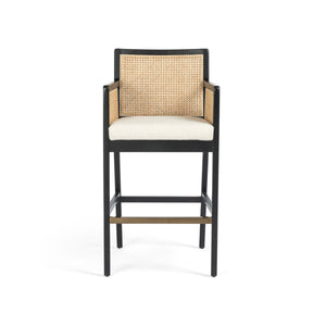 Antonia Cane Stool-Savile Flax-Bar