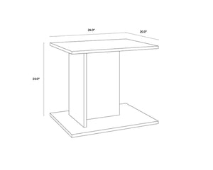 MADSEN SIDE TABLE