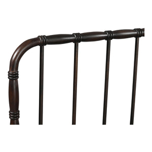 Moe's Vivian King Bed in Dark Brown