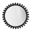 Brighton Round Wood Mirror, Charcoal