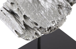 Cast Eroded Wood Circle on Stand