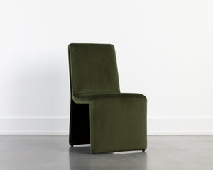 CASCATA DINING CHAIR - MOSS GREEN