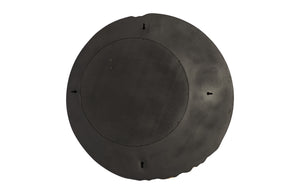 Mercury Mirror, Black, Gold Leaf 