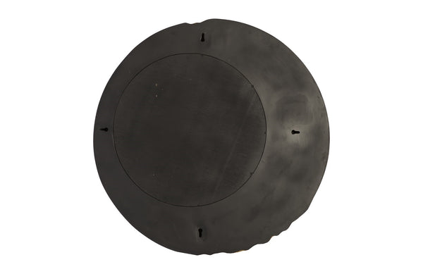 Mercury Mirror, Black, Gold Leaf 