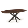 Riviera 78" Dining Table Dark Walnut