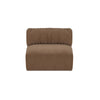 Moe's Matina Slipper Chair in Taupe Chenille